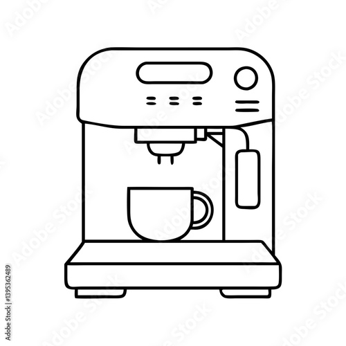 coffee maker icon, coffee maker vector illustration-simple illustration of coffee maker, perfect for coffee maker logos and icons