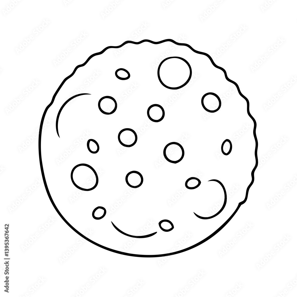 cookie icon, cookie vector illustration-simple illustration of cookie, perfect for cookie logos and icons cookie icon, cookie vector illustration-simple illustration of cookie, perfect for cookie logos and icons