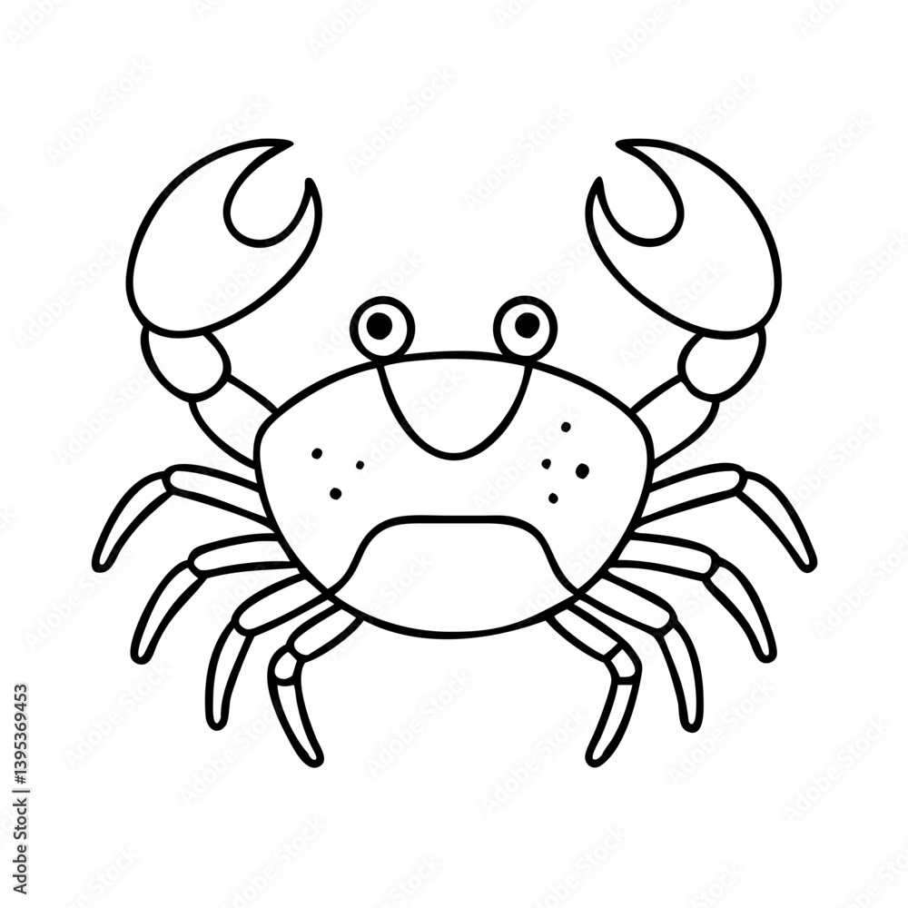 crab icon, crab vector illustration-simple illustration of crab, perfect for crab logos and icons crab icon, crab vector illustration-simple illustration of crab, perfect for crab logos and icons
