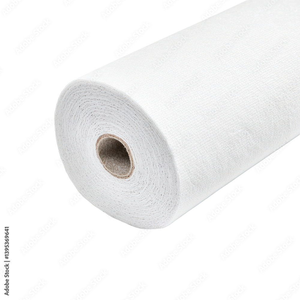 Fototapeta premium Paper roll crafting action studio cutout background indoor front view creative design concepts