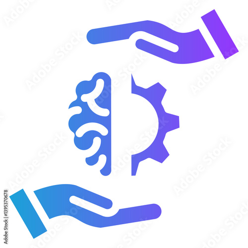 Practice glyph gradient icon