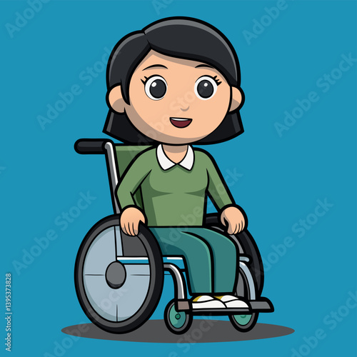 ragazza disabile in carrozzina 02