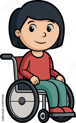 ragazza disabile in carrozzina 01
