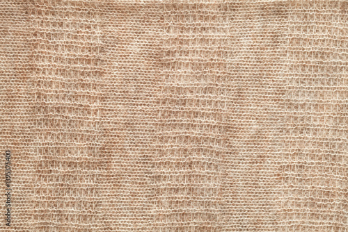 薄茶色のニット生地の背景