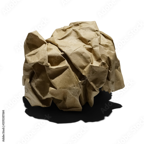 Crumpled Brown Paper
