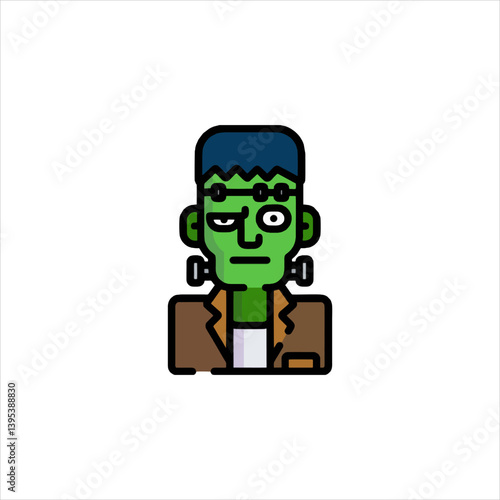 cartoon zombie face