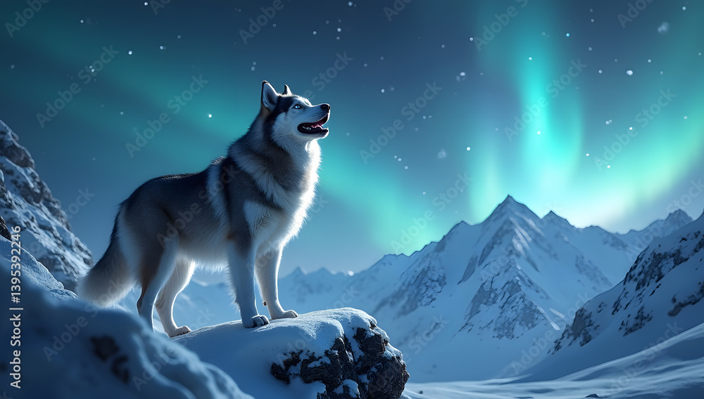 Naklejka premium Ultra and Realistic Dog Wallpapers in 8K Full Scene, No Blur, Trending Designs