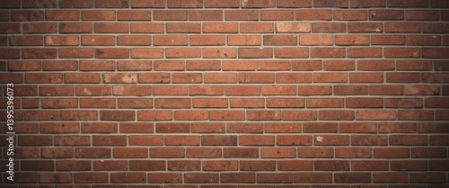  A rustic brick wall background with a vintage filter, adding character and texture to the scene.