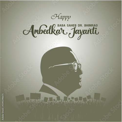 Dr. Bhimrao Ambedkar Jayanti Social Media Creative Design for 14 April

