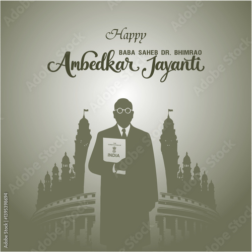 Dr. Bhimrao Ambedkar Jayanti Social Media Creative Design for 14 April

