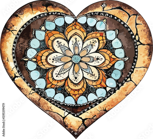 Clipart heart-symbol-mixed-with-mandala