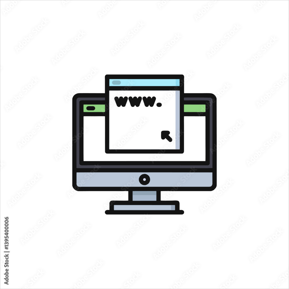 computer monitor icon computer monitor icon