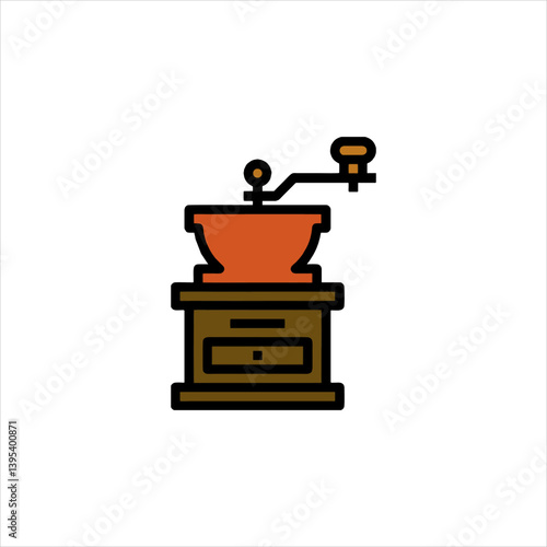 coffee grinder with coffee beans