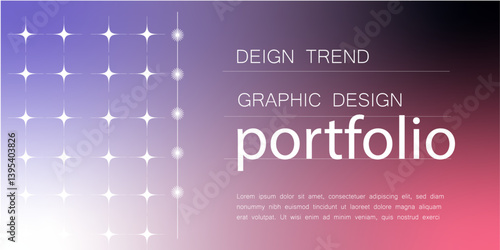 old noisy gradient aesthetic background template for design, portfolio, web
