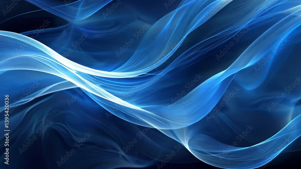 Abstract Blue Waves Digital Art Journey of Fluidity and Motion, Evoking Calmness and Serenity with Smooth Curves and Mesmerizing Flow. Abstract Blue Waves Digital Art Journey of Fluidity and Motion, Evoking Calmness and Serenity with Smooth Curves and Mesmerizing Flow.