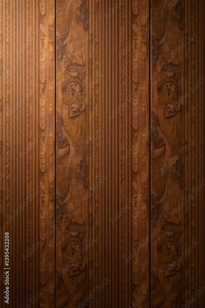 Smooth, polished brown wood, fine grain, subtle sheen, surface, premium Smooth, polished brown wood, fine grain, subtle sheen, surface, premium