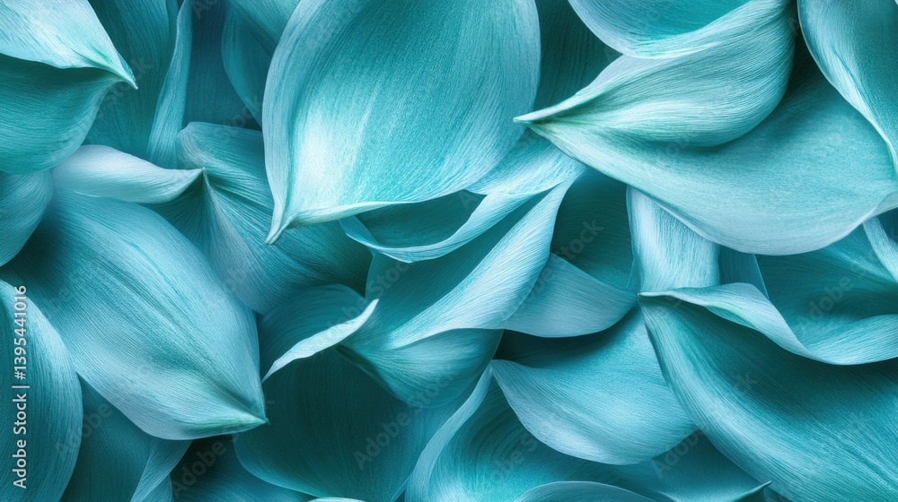 Teal Flower Petals Background Texture Teal Flower Petals Background Texture