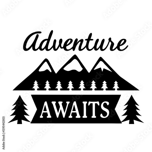Adventure Awaits in the Majestic Mountains Scenic View with Pine Trees
