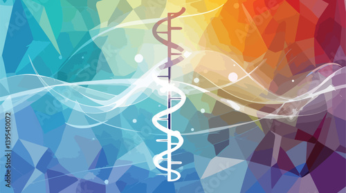Professional Medical Design on Colorful Background - Vector Illustration for Healthcare Marketing Collaterals