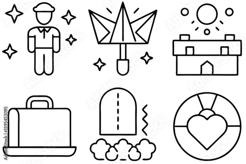 Containing Trust With Elegant Line Art Elements