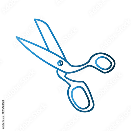 Scissor icon design template