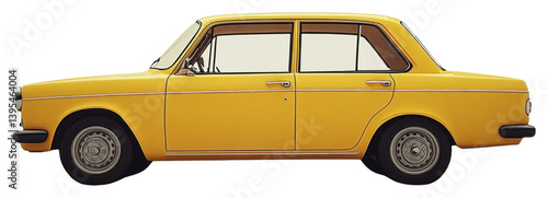 Obraz na płótnie PNG America taxi car automobile vehicle side. w salonie