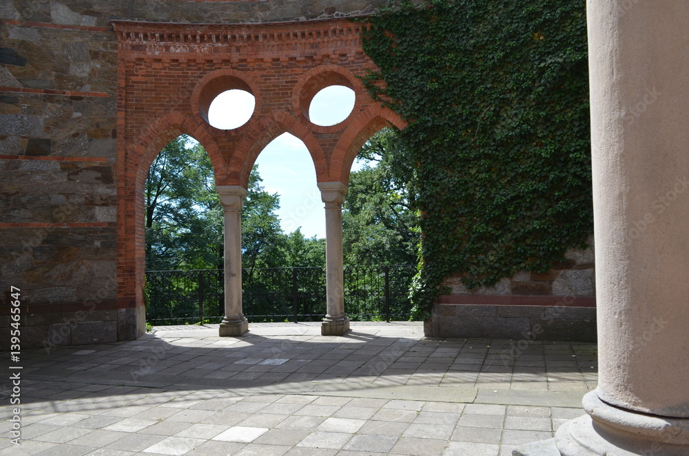 Obraz premium Pałac w Kamieńcu Ząbkowickim, Polska