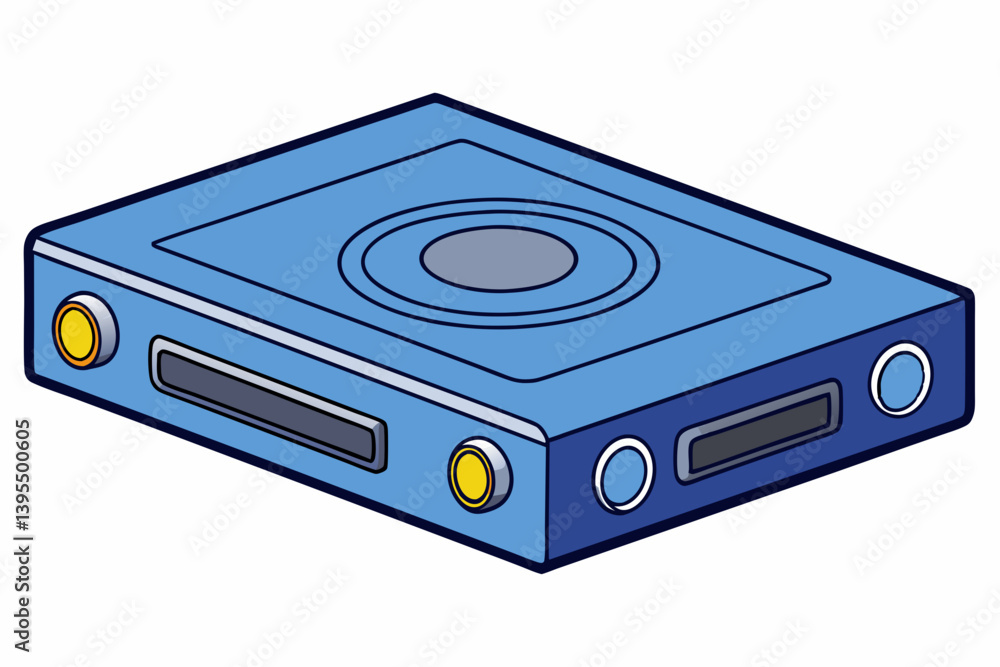 Obraz premium audio cassette isolated on white background