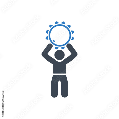 Tambourine Player Action icon