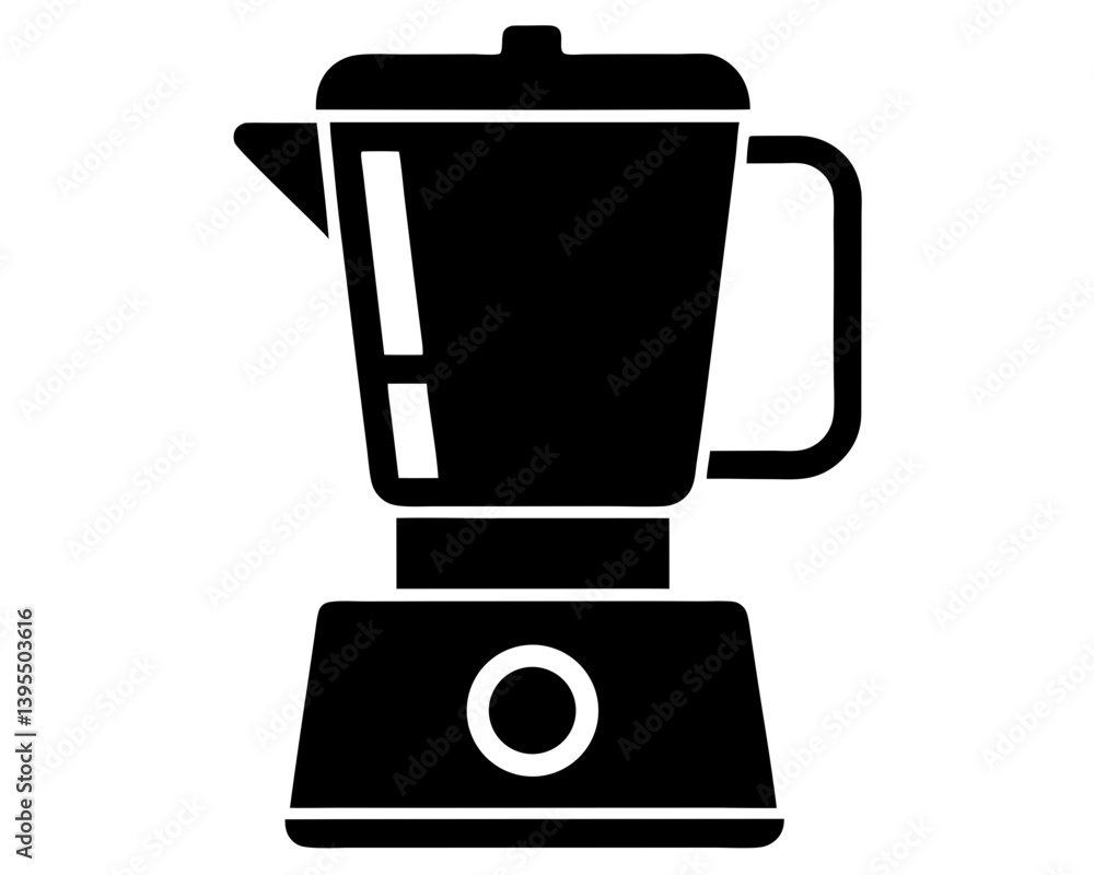 Obraz premium Blender Vector Silhouettes & SVG Icons | Kitchen Appliance for DIY, Crafts & Print