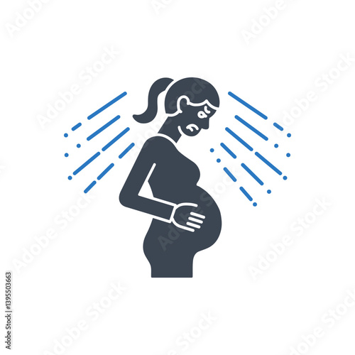 Pregnancy Exhaustion Icon
