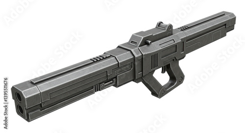 Obraz na płótnie Isolated Futuristic Weapon