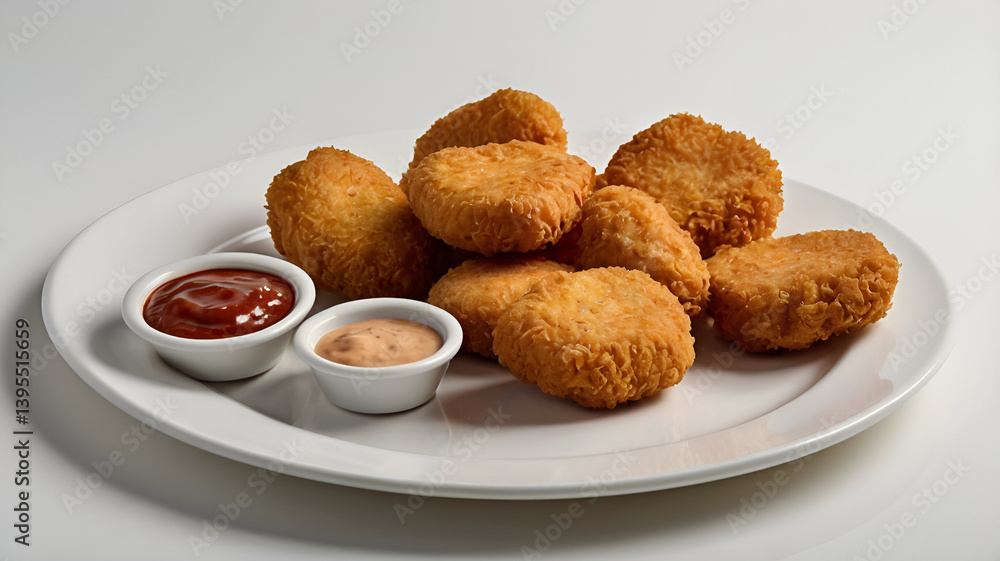 Chicken Nuggets with Dipping Sauce Chicken Nuggets with Dipping Sauce