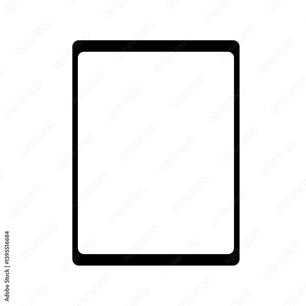 Tablet mockup with blank screen. Vector illustration Tablet mockup with blank screen. Vector illustration