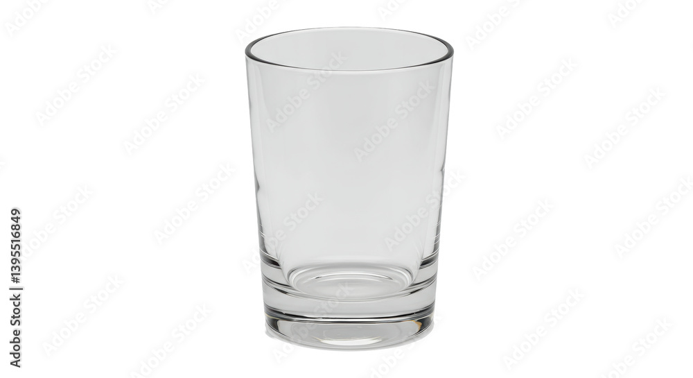 Isolated Empty Glass Isolated Empty Glass