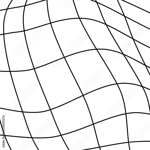 Abstract Digital Grid, Retro Line Background