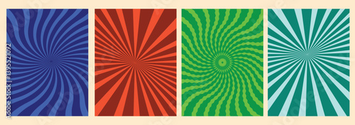 Psychedelic swirl radial pattern background, retro burst waves, groovy spiral twirl texture, vibrant abstract vortex, colorful carnival art design, vector optical illusion loop, trippy vibe backdrop