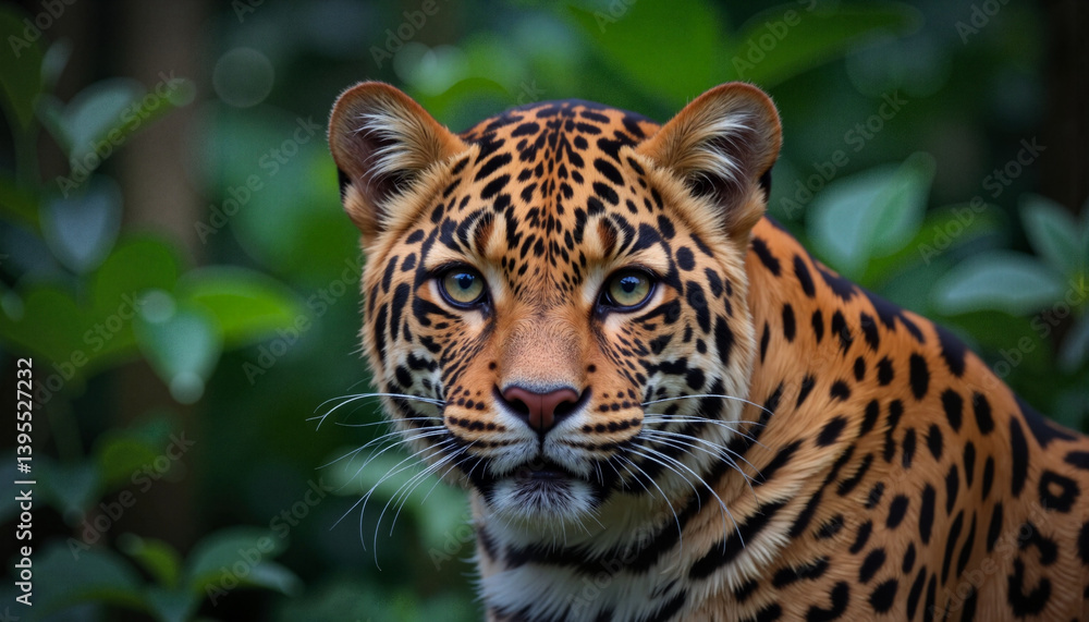 Tiger protection awareness, biodiversity, capturing a leopard in nature Tiger protection awareness, biodiversity, capturing a leopard in nature