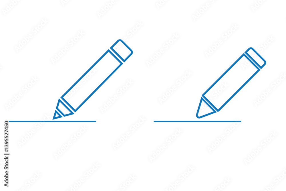 Fototapeta premium Edit icon vector. Pencil icon. sign up Icon vector