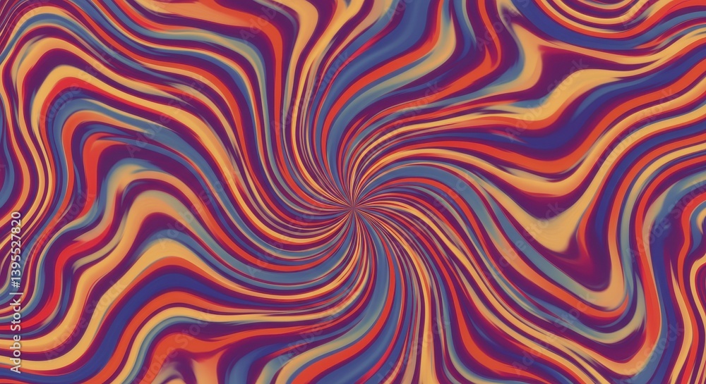 Fototapeta premium Abstract swirling pattern of vibrant colors creating a dynamic visual effect
