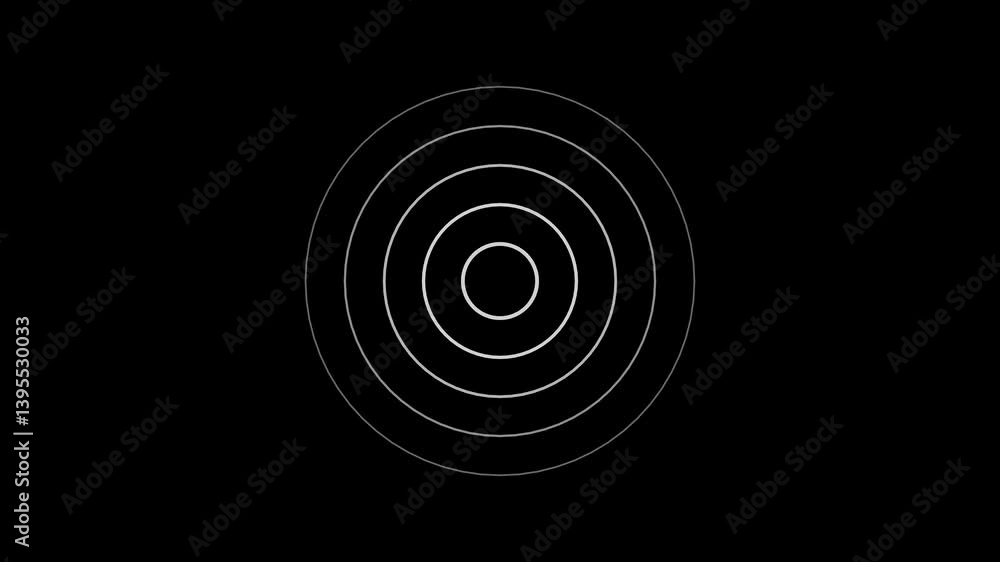 Radio waves, Circle radar interface signal with concentric ring. Radio wave circle
on the black, background Abstract neon circle radio waves looping background. Radio wave screen animation. Digital r Radio waves, Circle radar interface signal with concentric ring. Radio wave circle
on the black, background Abstract neon circle radio waves looping background. Radio wave screen animation. Digital r