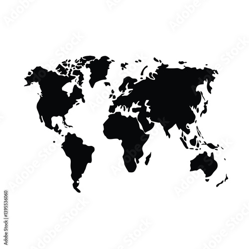 world map vector illustration