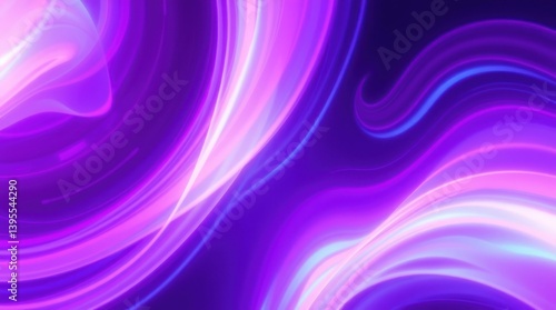 Wallpaper Mural Vibrant swirling abstract design in shades of purple and pink.  Fluid, dynamic lines create a mesmerizing visual effect Torontodigital.ca