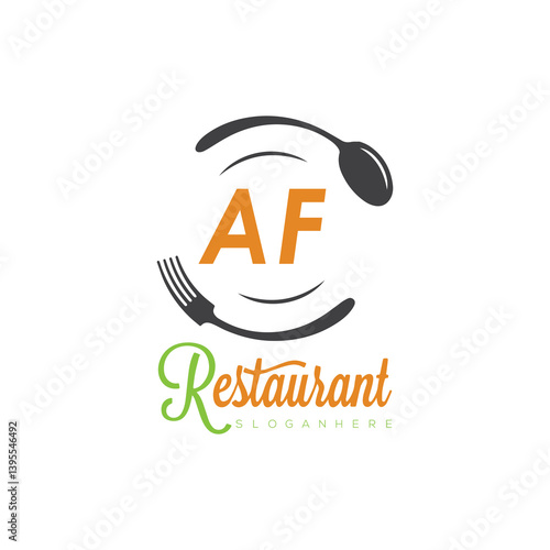 initial monogram logo With restaurant Culinary Circle shape Taste of Tradition logo design.
