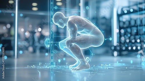 Proper squat form analysis for fitness enthusiasts at gym environment detailed biomechanical breakdown