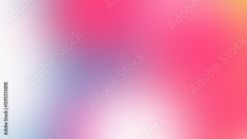 Modern Blurred light fuzz colorful gradient background. Pastel smooth mesh shapes. Vector soft horizontal backdrop