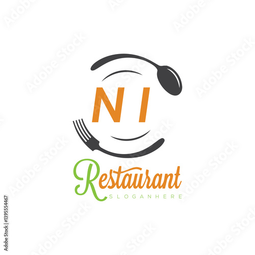 initial monogram logo With restaurant Culinary Circle shape Taste of Tradition logo design.
