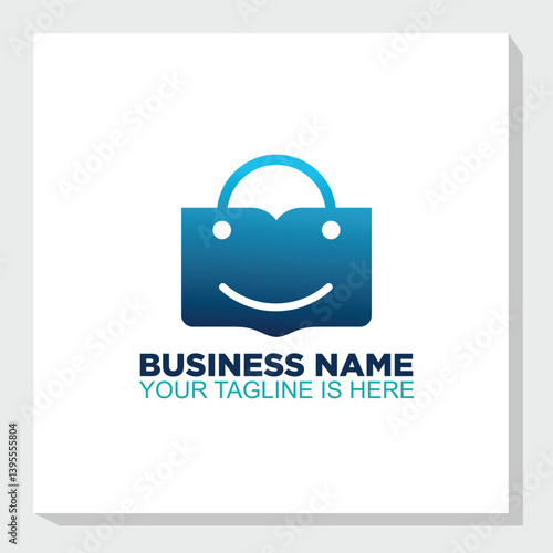 manual shopping logo concept, shopping logo inspiration