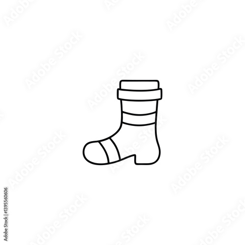 socks on a white background