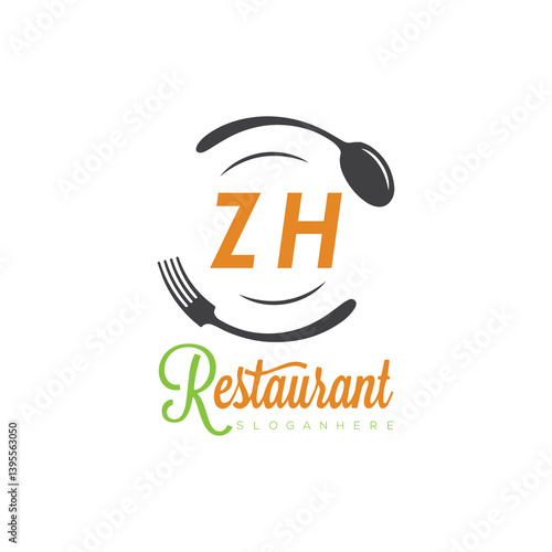 initial monogram logo With restaurant Culinary Circle shape Taste of Tradition logo design.
